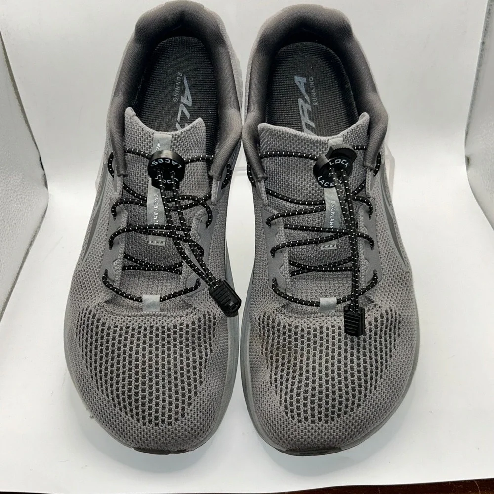 Altra Escalante 3 Mens 9 Gray Road Running Shoes AL0A85NE220 Lock‎ Laces
